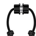 thumbnail image 4 of serony Magnetic Fake Septum Nose Rings Hoop Horseshoe for Women Xiangbala Black, 4 of 8