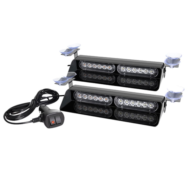 Luz intermitente de seguridad 12/24V LED Luz de advertencia de automóvil para camión automático (B) Sywqhk Accesorios para autos y motos