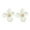 White, variant on Women Fresh Temperament 5-color Flower Earrings Alloy Earrings Of The Day Mother's Day Gift