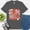 Asphalt, variant on Sweet Summer Time Shirt | Strawberry Daisy Gingham Retro Graphic Tee , Maroon, L