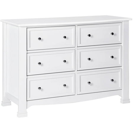 Davinci Kalani 6 Drawer Double Wide Dresser White Davinci Kalani 6 Drawer Double Wide Dresser White