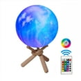 thumbnail image 4 of LED Hanging Planet Night Light with 16 Color Changing Remote Control, USB Rechargeable Ambient Lamp for Bedroom, Living Room, Party Decor (1 Pack), 4 of 5