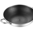 thumbnail image 5 of Kitchen Stainless Steel Wok Pan Double Sided  3 Layer Prevent Sticking Easy Cleaning Wok for Kitchen, 5 of 5