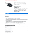 thumbnail image 2 of Engine Wiring Harness Connector - Compatible with 1992 - 1993 GMC K1500 Suburban, 2 of 2