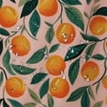 thumbnail image 5 of Creowell Peach Shower Curtain, Vibrant Cute Fruit Waterproof Shower Curtains for Bathroom, Cartoon Home Decorative Fabric Bath Curtain, Bathroom Accessories, Orange Pink 36x72, 5 of 7