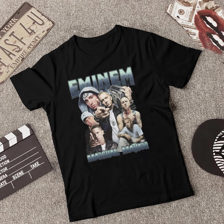 Eminem Slim Shady Retro T Shirt, Vintage Bootleg Detroit 8 Mile 