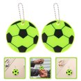 thumbnail image 2 of KAKOWELY 12 llaveros de fútbol, regalos para fiestas de fútbol, para niños, escuela, carnaval, recompensas, fiestas de cumpleaños con temática de fútbol, rellenos para bolsas., 2 of 4