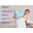 thumbnail image 3 of Queen Memory Foam Pillow 2-Pack Cooling Gel-Infused Orthopedic Pillow with Removable Bamboo Viscose Cover, 3 of 6