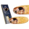 thumbnail image 2 of Carmani CR-198-8031, 11" x 4" Oval Glass Decorated Plate w/ The Kiss by G. Klimt Painting, 2 of 2