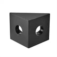 thumbnail image 4 of Conector de Soporte en Ángulo de 90 Grados para CNC e Impresora 3D, Ranura en V de Bricolaje, Esquina Negra para Perfil de Aluminio 2020, 10 Piezas, 4 of 6