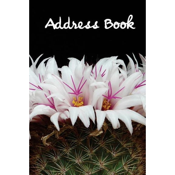 Address Book Flower Edition.: Address Book.: Glossy And Soft Cover, Large Print, Font, 6" x 9" For Contacts, Addresses, Phone Numbers, Emails, Birthday And More. (Paperback)(Large Print)