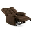 thumbnail image 5 of Homesvale Wall Hugger Recliner, Dark Brown Microfiber, For Living Room, 5 of 7