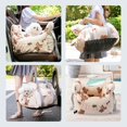 thumbnail image 3 of Pet Car Carrier Bed Front/Back Seat Transportin Perro Dog Car Seat Bed Sofa Travel Dog Car Seats cover for Small Medium Dogs ShopWise Round, 3 of 7