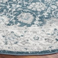 thumbnail image 3 of SAFAVIEH Layla Ifrit Oriental Area Rug, Blue/Ivory Grey, 6'7" x 6'7" Round, 3 of 8