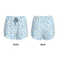thumbnail image 6 of Goofa Floral Daisy Printed Women 2 in 1 Running Shorts,Quick Dry Athletic Workout Shorts,High Waisted Athletic Shorts with Liner Pockets-Large, 6 of 9
