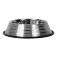 thumbnail image 1 of Plato para Perro Fancy Pets Acero Estriado 24 oz, 1 of 2