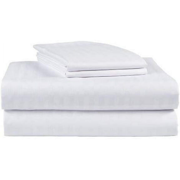 2 PACK: 4-Piece Green Sage Set Hotel Life Deluxe 100% Cotton Queen Sateen Sheet Set