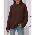 thumbnail image 2 of BTFBM Sweaters for Women Casual Crewneck Long Sleeve Loose Ribbed Knit Pullover Sweater Winter Clothes Fall Outfits, 2 of 8