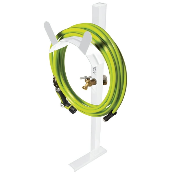Aqua Joe Sj Shsbb Wht Garden Hose Stand With Brass Faucet White Com - Aqua Joe Steel Garden Hose Holder With Faucet Aqua Joe Sj Shsbb Wht Garden Hose Stand With Brass Faucet White Com - Aqua Joe Steel Garden Hose Holder With Faucet