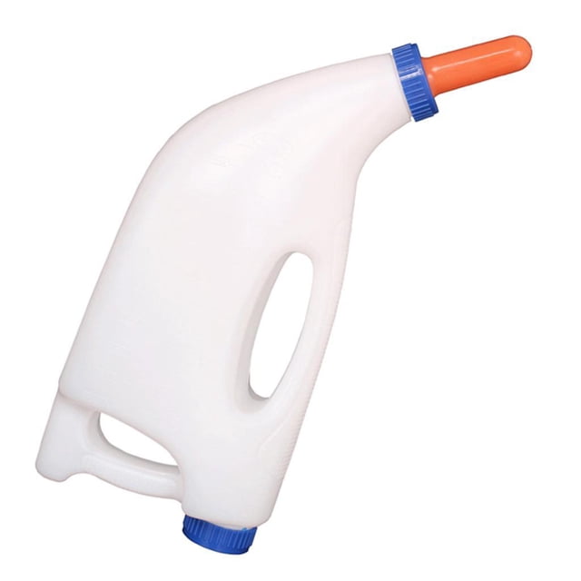 Billuyoard 2L/4L Calf Milk Bottle Hand Rearing Milking Poddy Weaning Feeder Farm Teat Suministros de alimentación y agua para mascotas MP51B 4L