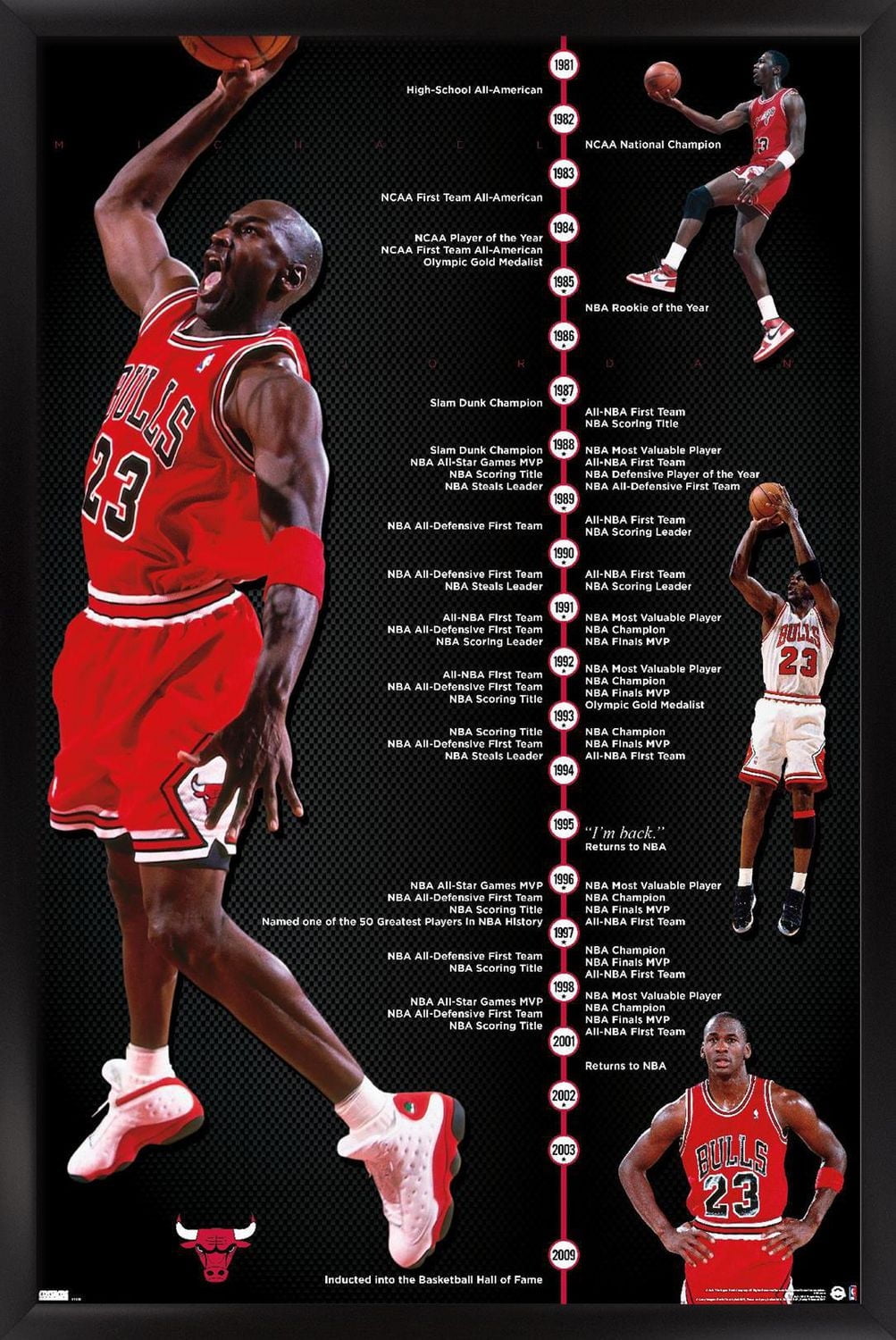 Michael Jordan - Timeline Wall Poster