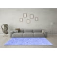 thumbnail image 3 of Ahgly Company Machine Washable Indoor Rectangle Abstract Blue Contemporary Area Rugs, 5' x 7', 3 of 4