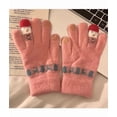 thumbnail image 2 of Fingerless Touchscreen Knitted Five Finger Warm Thermal For Winter Holiday Comfort, 2 of 3