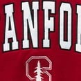 thumbnail image 4 of Men's Colosseum Cardinal Stanford Cardinal Arch & Logo Crew Neck Sweatshirt, 4 of 4