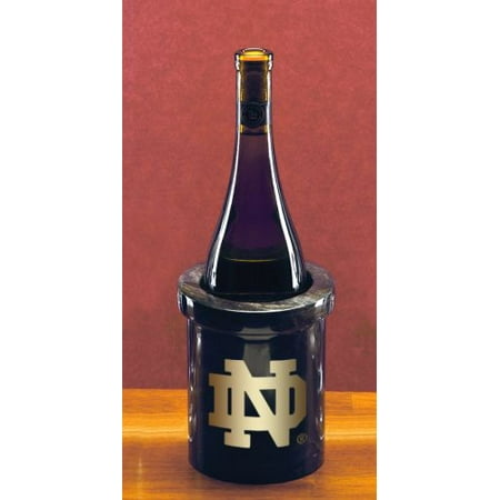 Notre Dame Fighting Irish Interlocking ND Deep Etched Wine Chiller