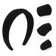 thumbnail image 3 of Unique Bargains 1 Pc Elegant Pure Color Headbands for Women Black, 3 of 6