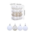 thumbnail image 3 of Eolstice 24 Piece Christmas Hanging Ornament Set, Assorted Colorful Shiny Decorative Balls, for Festive Holiday Tree Indoor Home Party Decor, 3 of 9