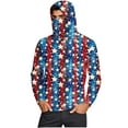 thumbnail image 5 of successthop Sun Protection Clothing for Adults Fourth of July Unisex with Face Cover Hooded Long Sleeve American Themed Jacket for Outdoor Driving Traveling Hiking Fishing S, 5 of 8