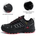 thumbnail image 3 of Zapatillas de senderismo Queday Waterproof para hombre, color negro, talla 9.5, 3 of 9