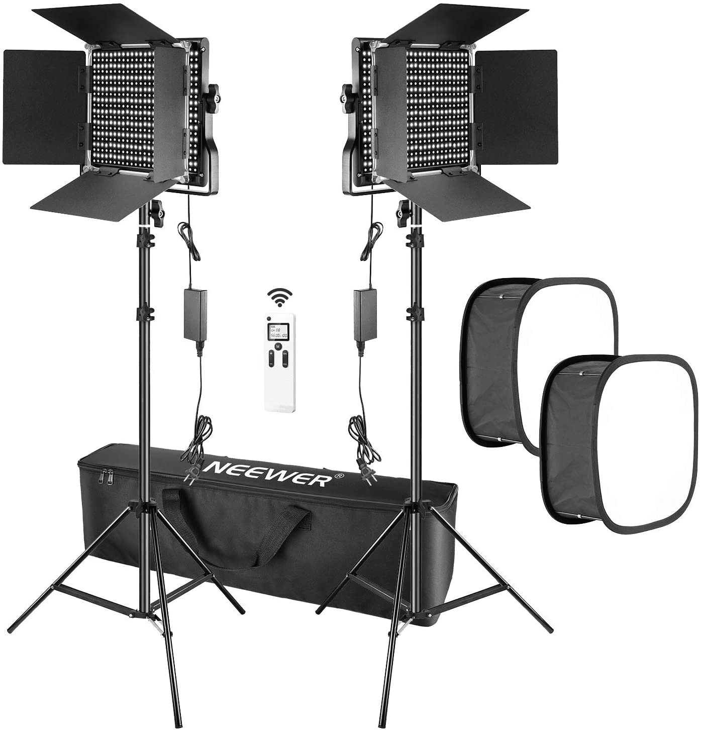 Product 135w Soft Light Umbrella Continuous Lighting Kit Video Shooting with 6x9ft Muslin Backdrop 6.5x10ft Background Support Equipment Used for Portrait 