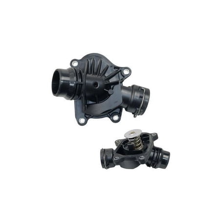 Engine Coolant Thermostat Housing Assembly - Compatible with 2009 - 2013 BMW X5 xDrive35d 3.0L 6-Cylinder - Beck Arnley