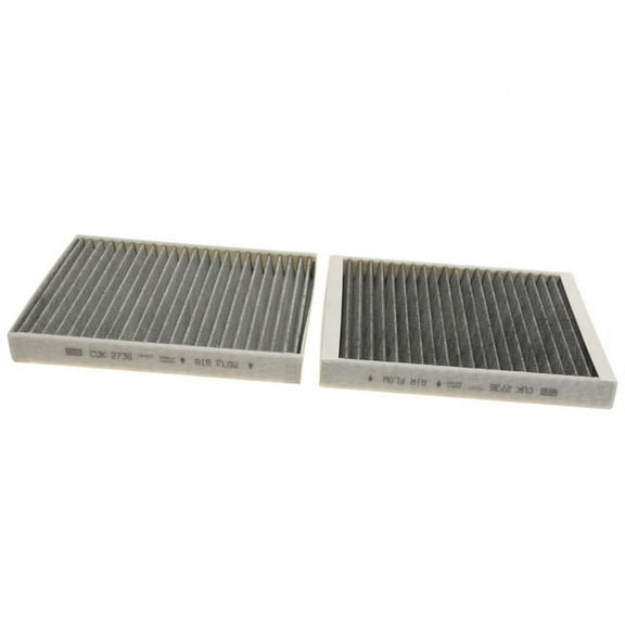 Cabin Air Filter Set - Compatible with 2001 - 2003 BMW 525i 2002