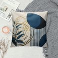 ARISTURING Blue and Grey Throw Pillows Boho Pillow Abstract Geometric