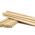 thumbnail image 2 of KOS 150 Starch Straws Individually Wrapped Plant Based Restaurant Bulk home drink straw long lasting (Pack of 150), 2 of 3
