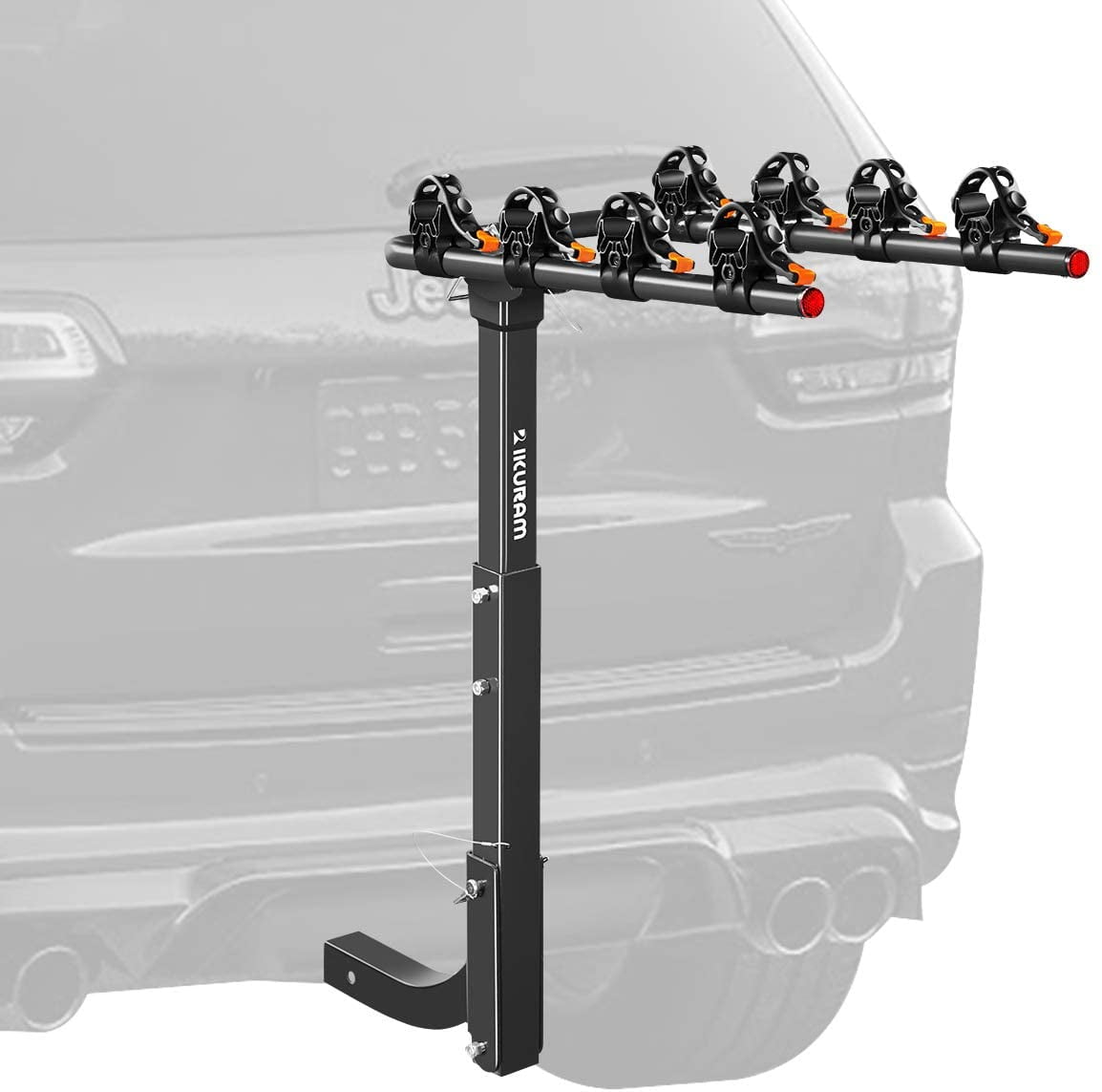 X-BULL 4-Bike Carrier Rack Hitch Mount Heavy Bicycle Foldable W/2" Receiver SUV 