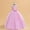 Pink, variant on Flower Girls Dress Puffy Tutu Floral Dress Off-Shoulder Princess Dress Wedding Birthday Party First Communion Gown with Bow