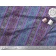 thumbnail image 3 of Toile Imprimée Kaléidoscope de Soie Coton Rayé & Mandala par l'Yard 56 Pouces de Large, 3 of 3