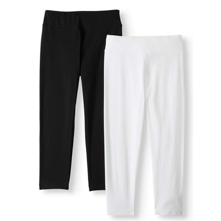 Women's Capri Leggings - 2 Pack (Best Brand Of Black Leggings)