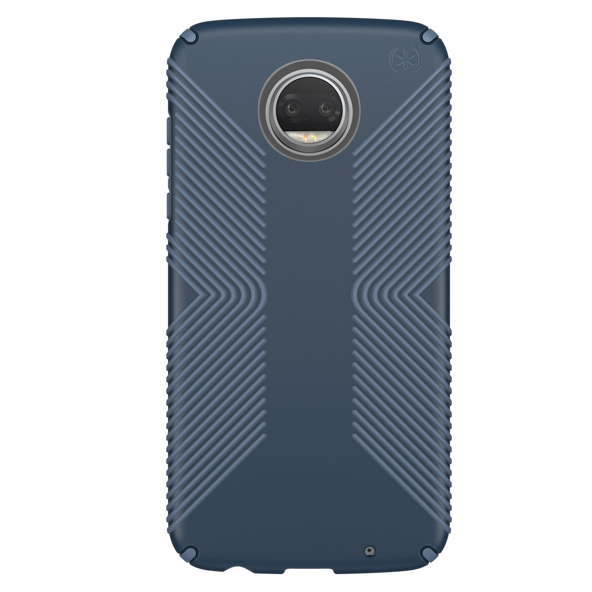 Speck Presidio Grip for Moto Z2 Play, Blue/Twilight Blue