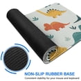 thumbnail image 6 of Long Mouse Pads for Desk,Light Green Dinosaurs Leaves Pattern Desk Mats on Top Of Desks, Desk Mouse Pad Extra Large with 3mm Non-Slip Base and Stitched Edge for Gaming,Office,Work,Home 31.5"x11.8", 6 of 6