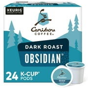 Caribou Coffee Obsidian Keurig Single-Serve K-Cup Pod,  Medium Roast Coffee, 24 Count