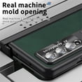 thumbnail image 3 of ELEHOLD for Samsung Galaxy Z Fold 4 5G Full Dual Protection Case, Built-in Screen Protector Hidden Magnetic Kickstand Camera Lens Protection Shockproof Case for ZFold 4 7.6 inch, Green, 3 of 8