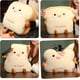 thumbnail image 2 of Almohada de felpa con pan tostado, almohada rellena de pan, almohada de felpa con bolsillo para las manos, excelente opción de regalo para niños (15,7 * 13,7 pulgadas), 2 of 5