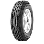 Loadstar ST225/75R15 C/5-Hole Spoke White w/Stripe 32459