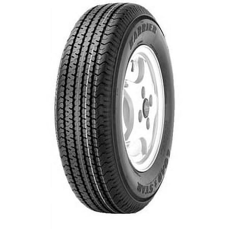 Loadstar ST225/75R15 C/5-Hole Spoke White w/Stripe 32459