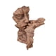 thumbnail image 2 of Estatuilla de resina de pareja besándose, decoración de escritorio de 6,7x6,3x11,4 pulgadas, arte abstracto romántico para estantería, decoración de, 2 of 8